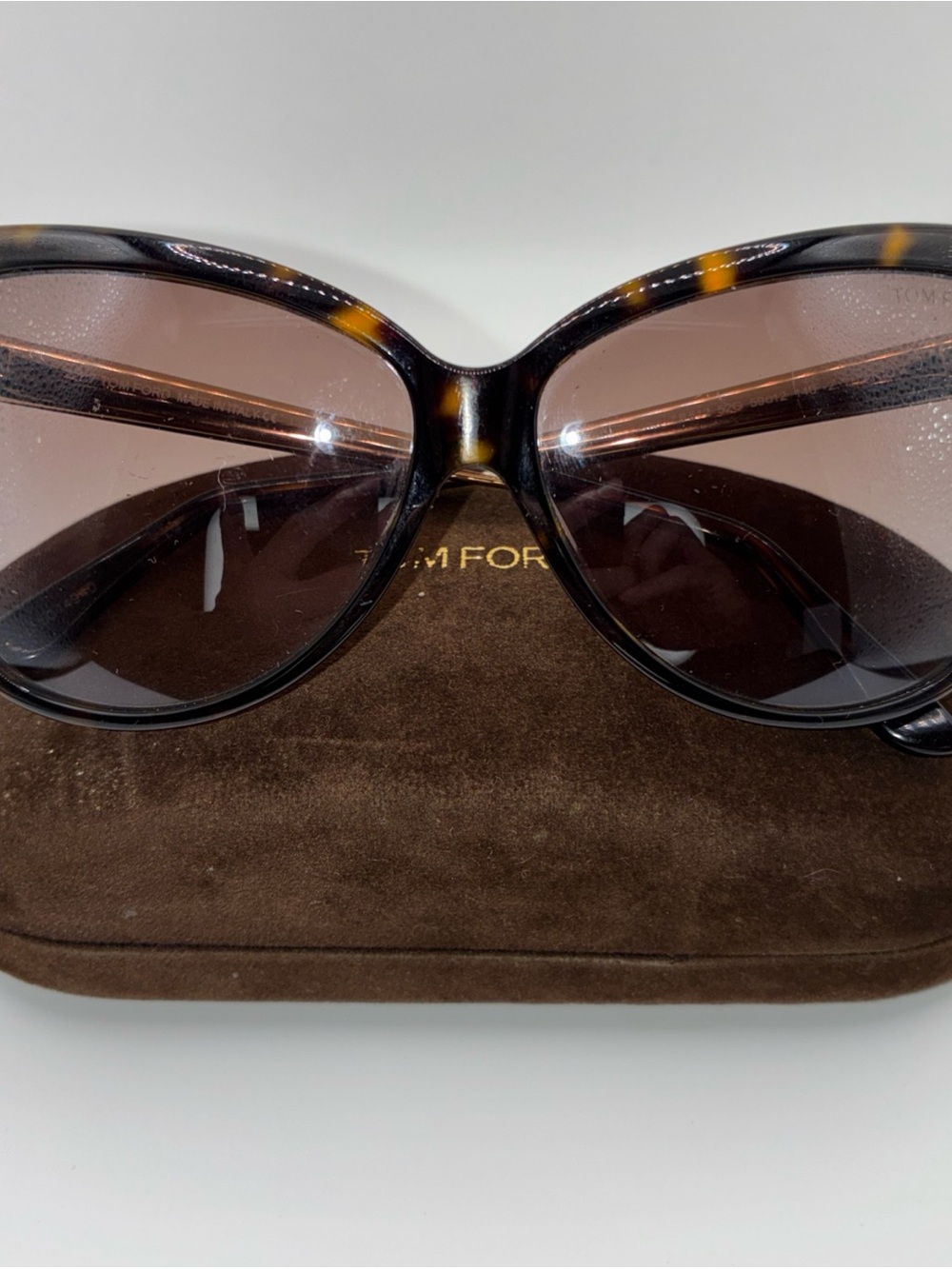Tom Ford Women's Tortoiseshell Cat-eyes Sunglasses - Brown Lenses